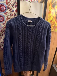 Damen Vintage L.L. Pullover Bean dunkelblau Größe M - Bild 1 von 3