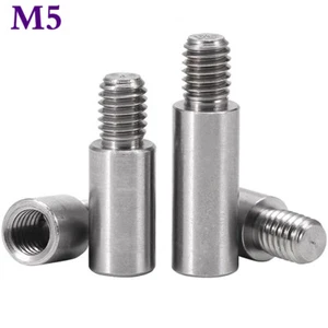 M5 Male-Female 303 Stainless Steel Round Column Standoff Spacer Threaded Pillar - Picture 1 of 12