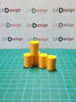 ACCESSORI 1/43 5 BIDONI GIALLO - Immagine 1 di 3