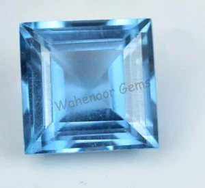 4.70 Ct Natural Blue Indicolite Tourmaline Certified Princess Loose Gemstone - Imagen 1 de 7