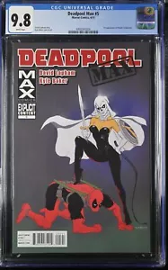 Deadpool Max #5 CGC 9.8 2011 4400343024 1. weibliche Taskmaster Schlüssel knapp - Bild 1 von 2