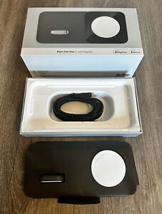 Nomad Base One Max MagSafe Wireless Charger for iPhone and Apple Watch - Black