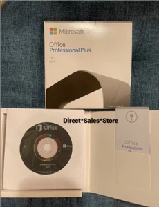 Microsoft Office 2021 PRO Plus - DVD + Key Card | 1 PC | Lifetime Use | PC ONLY - Picture 1 of 3