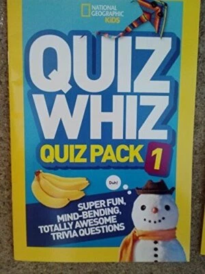 National Geographic Kids Quiz Whiz Pack 1 - Image 1 of 2