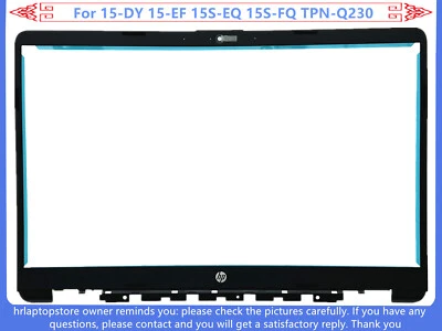 New For HP 15S-EQ 15S-FQ 15-EF 15-DY TPN-Q230 Frames LCD Bezel Cover L63608-001 - Image 1 of 2