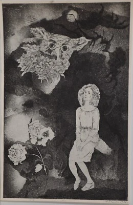 Zenovich / Radierung /handsigniert / 1986 /nur 10 Exemplare - Bild 1 von 4