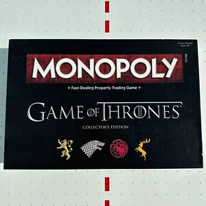 Game of Thrones Monopoly Game Of Thrones Collectors Edition Board Game Complete - Picture 1 of 13