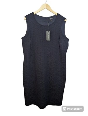 Nuevo con etiquetas Vestido Picadilly Canadá Acolchado Textura Chevron Talla XXL  Foto 1 de 4