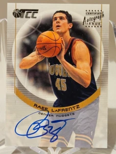 2001-02 Topps RAEF LAFRENTZ Champions And Contenders On Card Auto (See Pics) - Picture 1 of 3