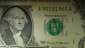 2017 Series $1 Dollar Birthday Note Sept. 12, 1961 A90121961A - Picture 1 of 3