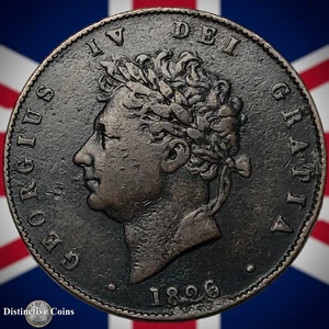 Great Britain 1826 Half Penny 1/2d GB5194 - Picture 1 of 2