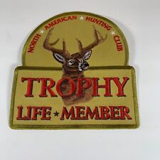 North American Hunting Club Trophy Life Member Deer Buck 6''inch Patch