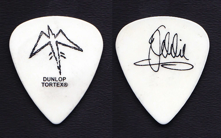 Queensryche Eddie Jackson Signature White Guitar Pick - 2003 Tribe Tour - Image 1 of 1