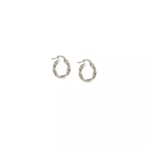 Orecchini a cerchio in oro 18 Kt 750/1000 modello torchon lucidi da donna - Bild 1 von 10