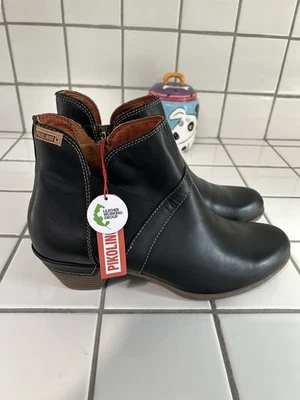 NWT PIKOLINOS ANKLE ZIP BOOTS WOMENS 42 BLACK US SIZE 11-11 1/2 - Image 1 of 4