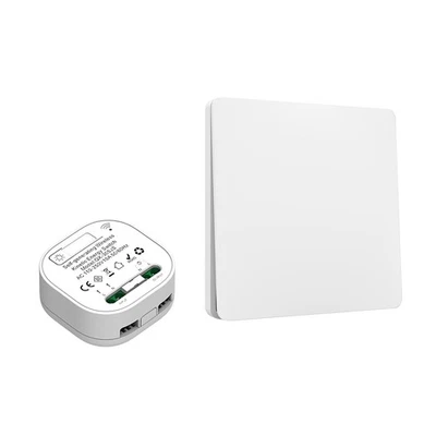 1PCS Switch Wireless Remote Control Kinetic Self-powered No Battery Wall Panel - Image 1 of 4