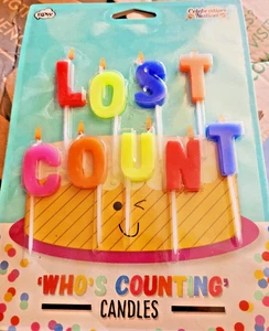 Wer zählt Kerzen "Lost Count" Kerzen, 9 Stück Celebration Nation - Bild 1 von 2