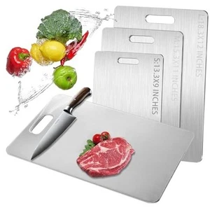 Titanium Cutting Board 2025 New Upgrade 100% Pure Titanium Cutting 13.3"L x 9"W - Picture 1 of 7