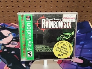 Tom Clancy's Rainbow Six (Sony PlayStation 1, 2002) Complete CIB - Picture 1 of 3