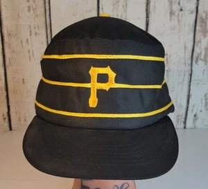 Vintage MLB 80er Pittsburgh Pirates Pillbox Snapback Baseball Cap Mütze M/L - Bild 1 von 9