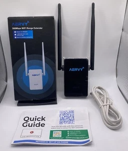 Extensor de Rango AERVY 300Mbps WI-FI Color Negro ¡Todavía Nuevo Nunca Usado! - Imagen 1 de 7