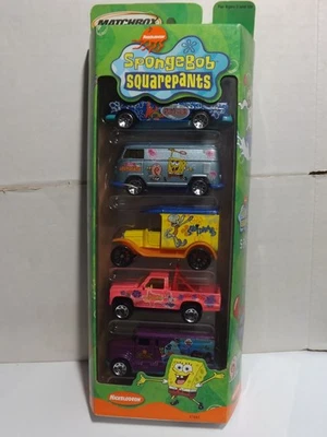 2003 Matchbox SpongeBob SquarePants 5 Pack Gift Set Nickelodeon - Image 1 of 4
