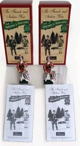 2 WILLIAM BRITAINS 43143 BLUECOATS REDCOATS BATERISTAS BRITÁNICOS 1er GUARDAPIÉS  - Imagen 1 de 11