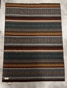 Vintage WOOLRICH Wool Sherpa Lined Throw Blanket 50x68 - Picture 1 of 4