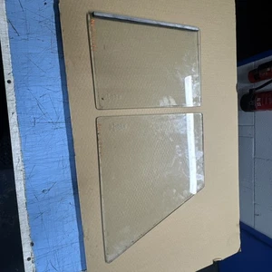 Land Rover Series 2/3 Split Front Door Top Glass Pair Windows Left Hand (S4) - Picture 1 of 11