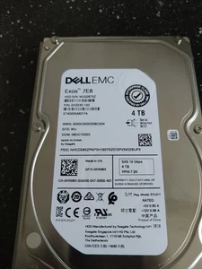 Dell EMC ST40000NM017A 4TB 7 3.5 Inch Enterprise SAS Hard Drive with Caddy - Picture 1 of 2