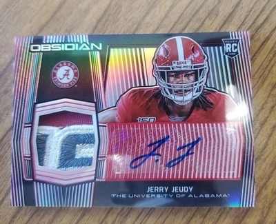 2020 Panini Jerry Jeudy Chronicals Draft Pick Jersey Card, 3/5 - Image 1 of 3