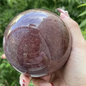 2.4LB 3.5" Fresa Cuarzo Esfera Bola Cristal Cuarzo Energía Reiki Curación - Imagen 1 de 11