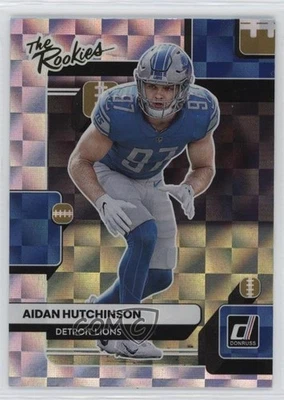2022 Panini Donruss The Rookies Aidan Hutchinson #TR-13 RC - Image 1 of 2