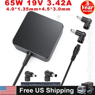 65W Charger For Asus Zenbook 14 Q407IQ Q407I Q407 Q4071 Q535 ADP-65DW AC Adapter - Image 1 of 4