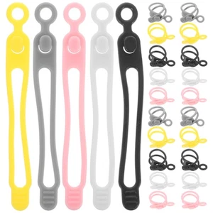 30 Pcs Wire Handler Ties Electric Cable Organizer Reusable Silicone - Afbeelding 1 van 10