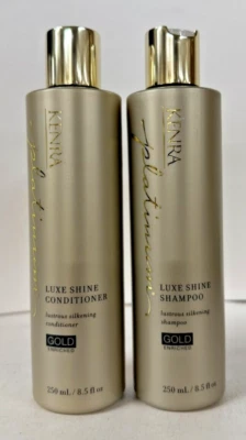 Xampu e condicionador Kenra Platinum Luxe Shine, 8,5 oz DUO - Imagem 1 de 2