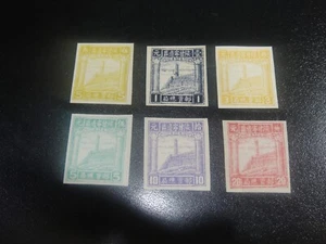 CHINA Liberation 1949 Sc#4L25-30 Yenan Hill Pagoda Set MNH XF - Picture 1 of 1