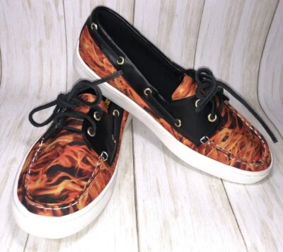 Zapatos de golf Loudmouth After PGA marinero llamas barco con cordones para hombre 12 envío rápido NUEVO  Foto 1 de 4