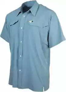 Mossy Oak Men’s Button-Up Short Sleeve Outdoor Vented Shirt Large -MSRP $50.00 - Picture 1 of 13