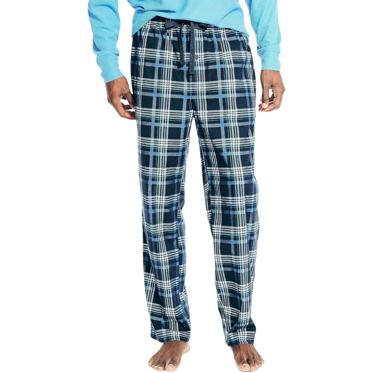 Hombre Verano Pijama Corto De Hombre Mirto De Tela Azul · Mirto