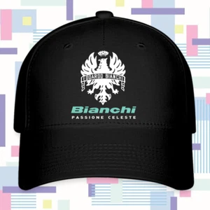 Gorra de béisbol Bianchi Passione Celeste con logotipo impreso talla S/M y L/XL - Imagen 1 de 3