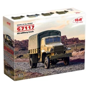 ICM 35597 Plastik Modellbausatz Maßstab 1:35 G7117, US Military Truck - Bausätze Models - Bild 1 von 24