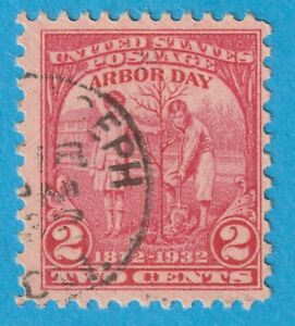 US Stamp #717 - 2ȼ - Arbor Day Commemorative - Used