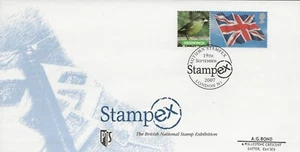 19/9/2007 UNION JACK GARDEN BIRDS STAMPEX SMILERS STAMP FDC - Picture 1 of 1