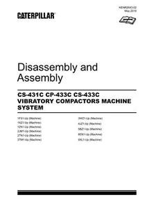 Caterpillar CS-431C Verdichter Demontage Montage Service Handbuch KENR2643 - Bild 1 von 1