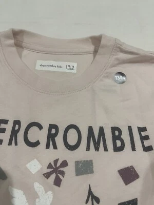 Abercrombie & Fitch Kids Pink Long  Sleeve Shirt Size 14 - Image 1 of 2