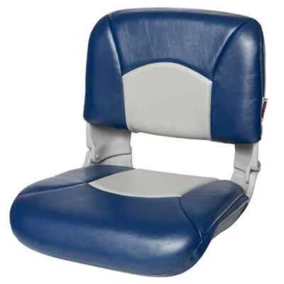 Asiento de barco Tempress 45607 para todo tipo de clima respaldo alto azul/gris asientos marinos Foto 1 de 2