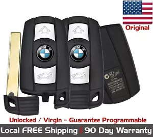 2x NEW OEM Genuine BMW Transmitter Key Fob Remote KR55WK49123 KR55WK49127 - Picture 1 of 2