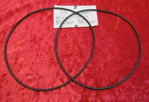 2 x Main Drive Belts for Tandberg 4000X 6000X & 923F Reel to Reel Tape Recorder