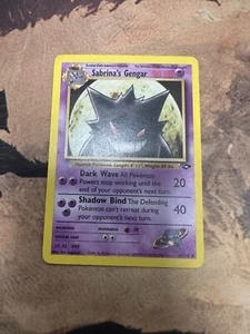 Sabrina's Gengar 29/132 Pokemon Gym Challenge Rare Card - Picture 1 of 3